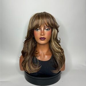 ANTONIA | LONG CURTAIN BANG WIG